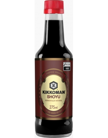 MOLHO SHOYU KIKKOMAN 275 ML FERMENTACAO NATURAL