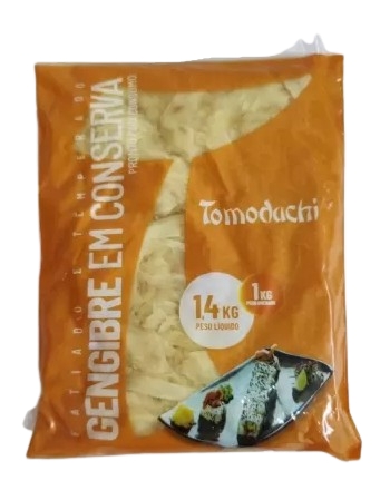 GENGIBRE EM CONSERVA TOMODACHI 1,4 KG