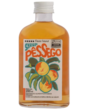 PREPARADO ALIMENTÍCIO SABOR PÊSSEGO (FLAVOR HOUSE) - 200ML