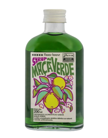 PREPARADO ALIMENTÍCIO SABOR MAÇA VERDE (FLAVOR HOUSE) - 200ML