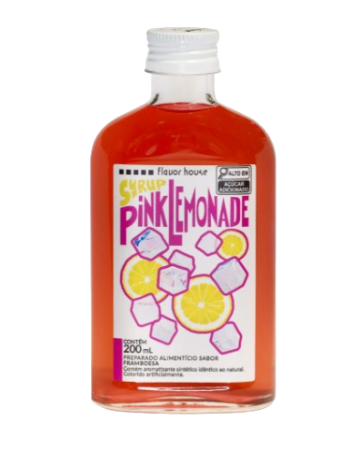 PREPARADO ALIMENTÍCIO SABOR PINK LEMONEADE (FLAVOR HOUSE) - 200ML