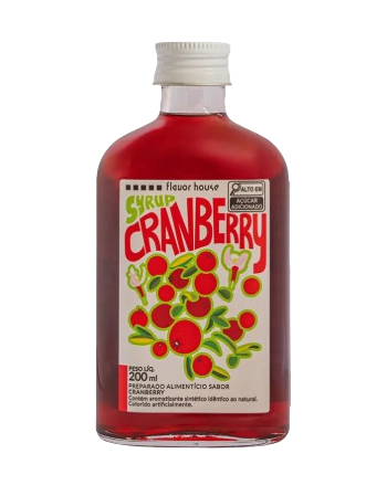 PREPARADO ALIMENTÍCIO SABOR CRAMBERRY (FLAVOR HOUSE) - 200ML