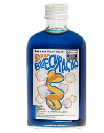 PREPARADO ALIMENTÍCIO SABOR BLUE CURAÇAO (FLAVOR HOUSE) - 200ML